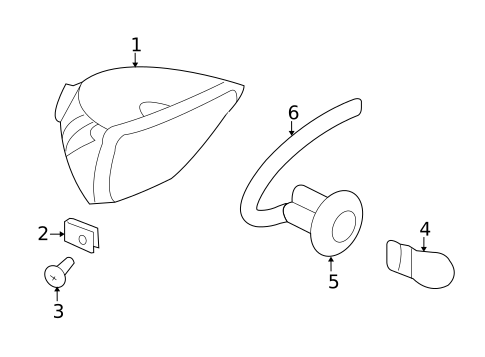 Bulbs - Chassis for 2010 Saturn Sky #2