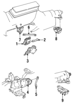 15978058 - Engine: Mount Bracket for Chevrolet: C1500, C2500, K1500 Pickup, K2500 Pickup | GMC: C1500 Pickup, C2500 Pickup, K1500 Pickup, K2500 Pickup Image