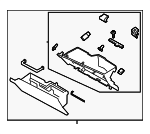 NL7Z78060T10AD - : Glove Box Assembly for Ford Image