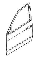 41517386737 - : Door Shell for BMW: X5 Image
