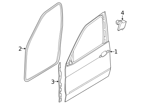 Door & Components for 2015 BMW X5 #0