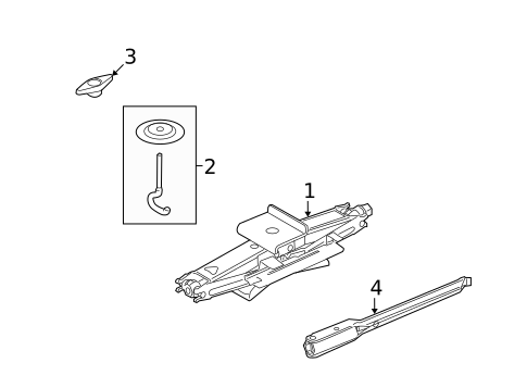 Jack & Components for 2003 Ford Crown Victoria #0
