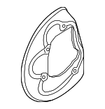 4K0615312 - Brakes: Splash Shield for Audi Image