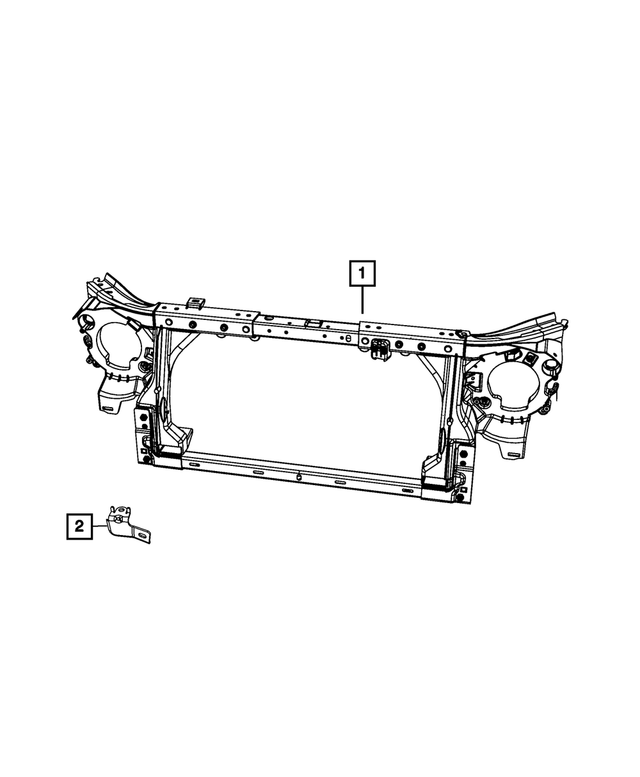 68003501AA - Cooling: Bracket for Mopar Image