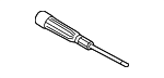 1J0012255 - Body: Screwdriver for Volkswagen: Atlas, Beetle, CC, Eos, Golf, Golf R, GTI, Jetta, Passat, Phaeton, R32, Rabbit, Tiguan, Tiguan Limited, Touareg Image