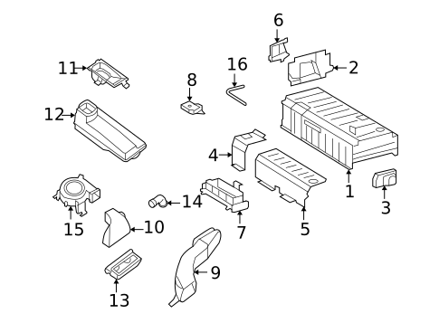 Electrical Components for 2007 Nissan Altima #7