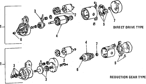 Starter for 1987 Chrysler Conquest #0