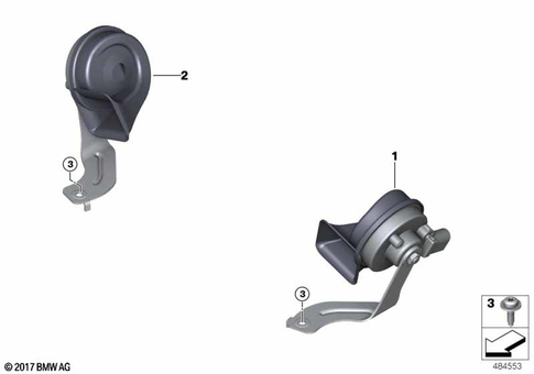 Horn for 2019 BMW X5 M #0