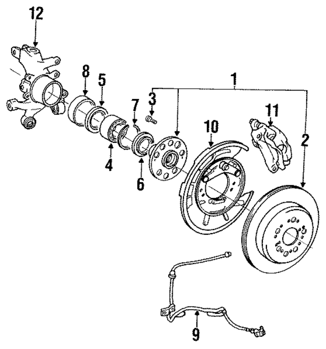 9031163001 - Brakes: Wheel Seal for Lexus Image