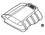 6N103925 - Engine: Engine Cover for Audi: A4, A4 allroad, A4 Quattro, A5 Quattro, A5 Sportback, A6 Quattro Image