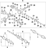 38242AR000 - : Tube for INFINITI: FX35, FX45, G35, M35, M45 Image