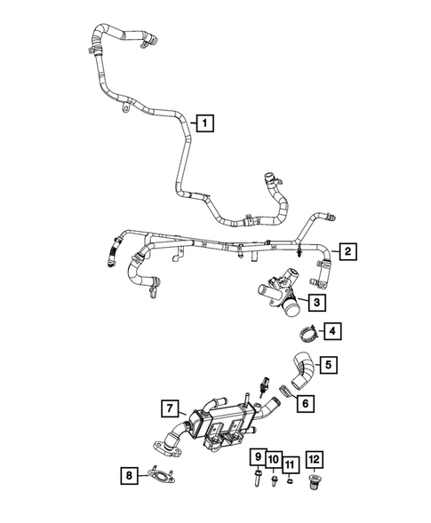 EGR Cooling Systems for 2017 Chrysler Pacifica #0