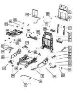 1RX05BD3AA - Interior Trim: Front Seat Back Panel for Mopar Image