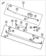 68383343AA - Steering: Drag Link Outer Socket for Ram: 2500, 3500 Image