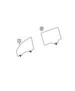 68578701AA - Glass: Front Door Glass, Left for Mopar Image image