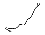 889255NB0B - Body: Folding Seat Release Cable for Infiniti Image