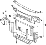52453814 - Cooling System: Radiator Assembly for Buick: Electra | Cadillac: DeVille, Fleetwood | Oldsmobile: 98 Image