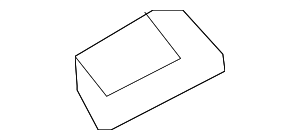 1L2Z7846106AAA - Body: Lift-Gate Lock Striker Plate for Ford Image