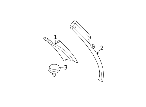 Interior Trim - Quarter Panels for 2003 BMW 325xi #0