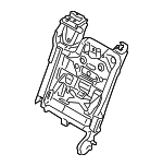 88666ZS40A - Body: Seat Back Frame for Nissan Image