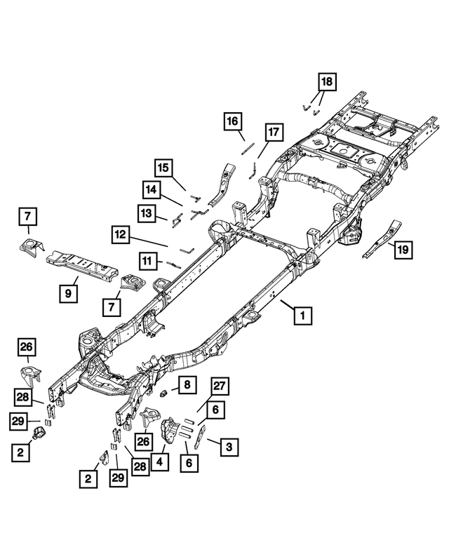 68360087AB - Frame, Bumper and Fascia: Oil Drain Tray for Mopar Image image