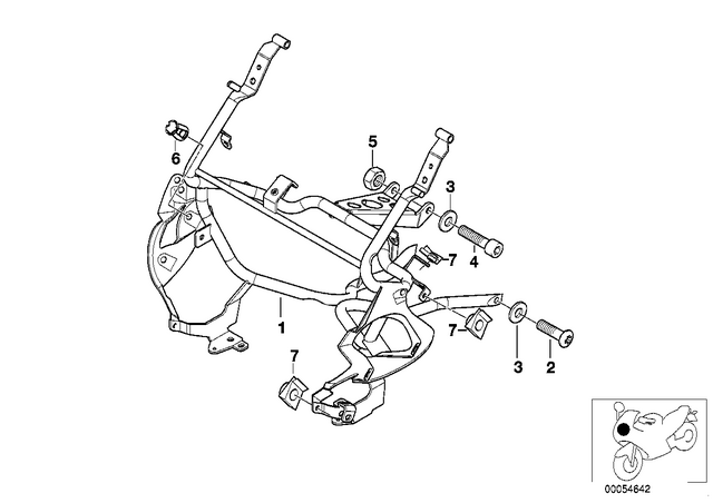 23017840338 - : Fillister-Head Screw - M8X80 for BMW-Motorrad Image