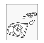 924060W050 - : 2007-2009 Hyundai Santa Fe - Backup Lamp Assembly for Hyundai: Santa Fe Image