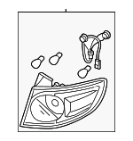 924020W050 - Electrical: Tail Lamp Assembly for Hyundai Image