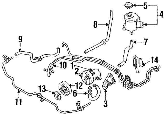 1192741B01 - : Idler Pulley for INFINITI: Q45 Image