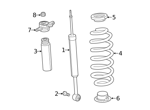 Shocks & Components for 2016 Chrysler 200 #1