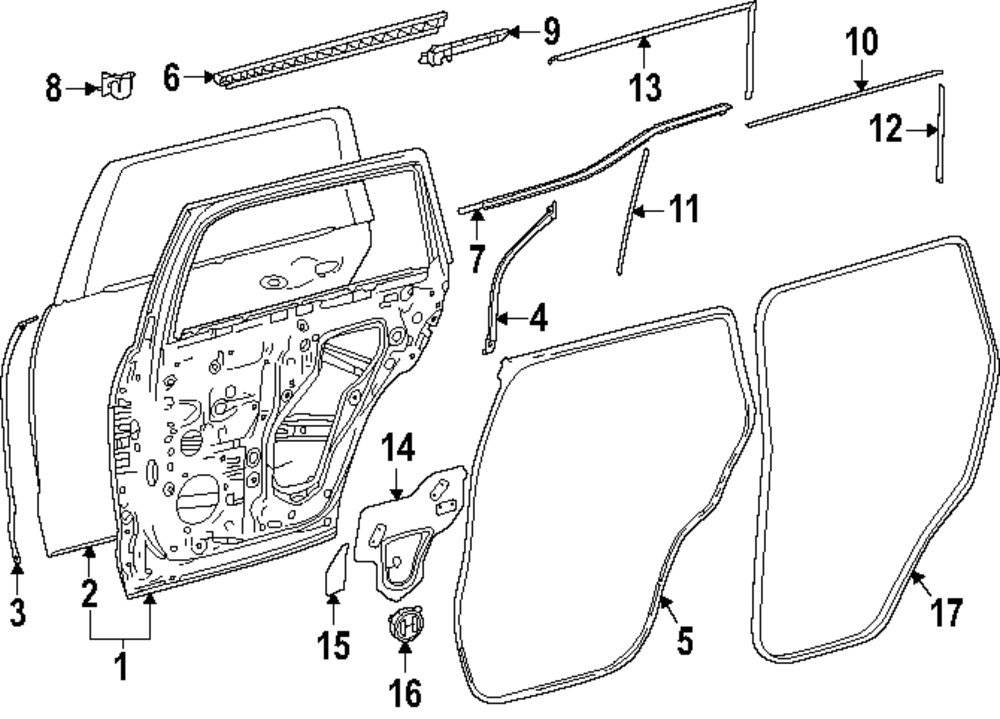 kep出品 67001-F6010 - Door Shell Longo Lexus Parts