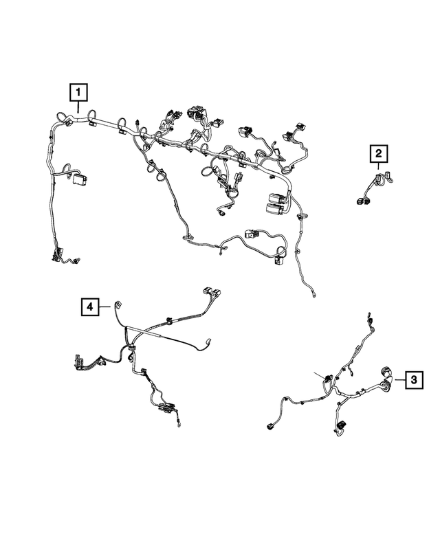 68463246AA - Electrical: Instrument Panel Wiring for Mopar Image