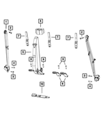 6036773AA - Restraints: Pan Head Screw for Mopar Image