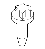 34216858058 - Steering: Heat Shield Screw for Mini Image