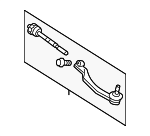 32106899816 - : Tie Rod Assembly for Mini: Cooper, Cooper Clubman, Cooper Countryman Image