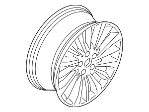 MA1Z1007A - : Wheel Assembly for Lincoln: Nautilus Image