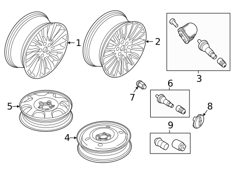 Wheel for 2020 Lincoln Nautilus #0