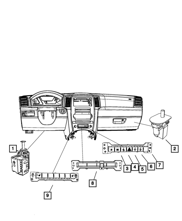 « 4602900AF – Electrical : 6 Paquets Commutateur pour Mopar Image »