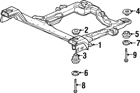 Suspension Mounting for 2003 Pontiac Grand Prix #0