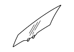 61011XC00A - Body: Movable Glass for Subaru Image