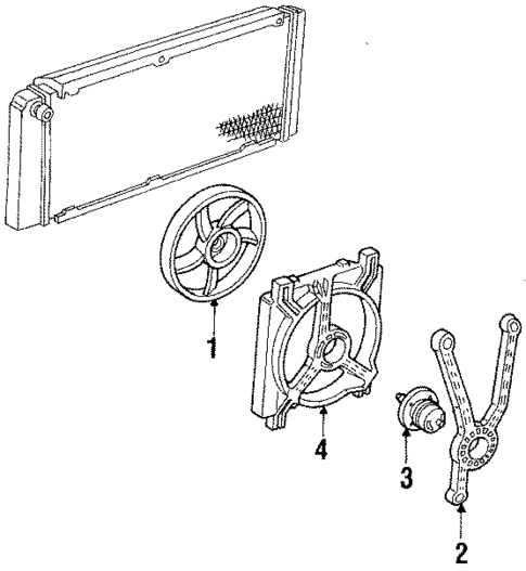 Cooling Fan for 1985 Buick Electra #0