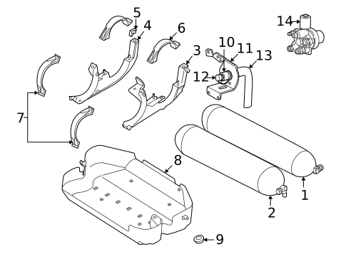 Fuel System Components for 1999 Dodge Ram 3500 Van #1