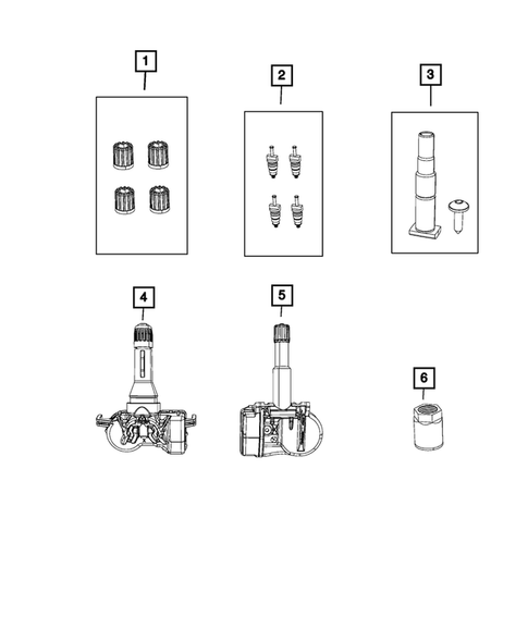 Tire Monitoring System for 2019 Dodge Durango #0