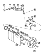 5133819AA - Front Suspension &amp; Drive: Hex Head Bolt for Mopar Image image