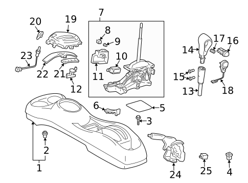 Gear Shift Control for 2006 Scion xA #0