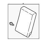 LR149640 - : 2017-2023 Land Rover Discovery - Seat Armrest for Land Rover: Discovery Image