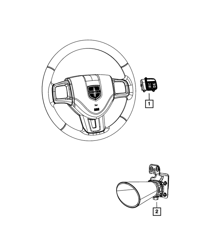 68171870AB - : Adaptive Speed Control Module Sensor And Bracket for Mopar Image