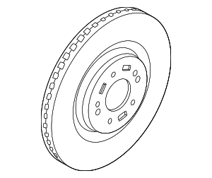 51712GI000 - Brakes: Disc Brake Rotor for Kia: EV6 Image