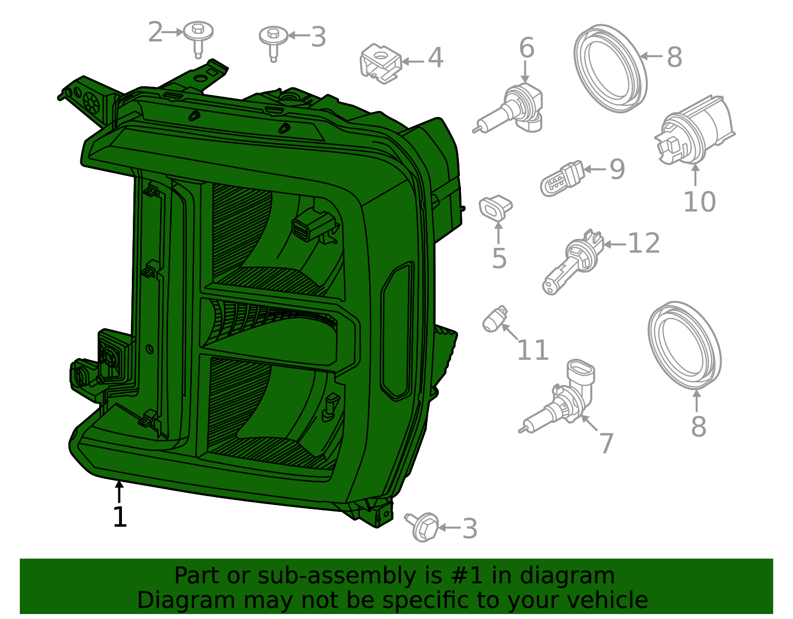 RC3Z-13008-Q - Composite Assembly - 2024-2026 Ford | Eastgate Ford