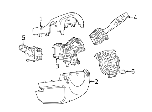 Shroud, Switches & Levers for 2018 Chevrolet Volt #0